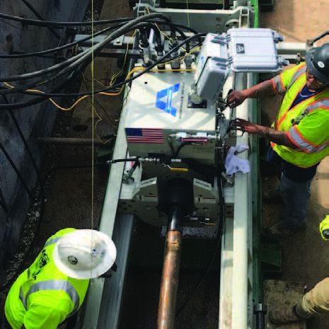 DFW Runway 17C-35C Rehabilitation Project – GBM 240A Jacking Frame & Guidance System