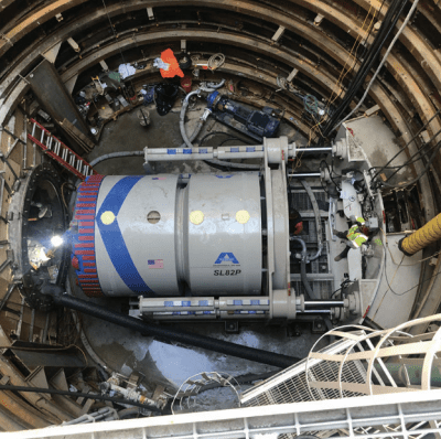 City Trunk Line South Unit 3 – SL82P MTBM Face-Access system, MixedFace Disc Cutter Head