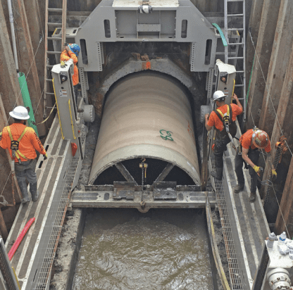 3rd Street Sewer Interceptor Rehabilitation Project Phase 2 – SLS 100 Modular Jacking Frame and Diesel Power Pack