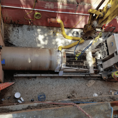 East Side Interceptor Sewer – TBM 420B, 5200 Pump Unit, 524 Haul Unit