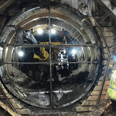 Lower Pogues Run Project – EBS 1080, EX 50, Tunnel Boring System, 1548 Haul Unit